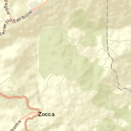 Zocca Street Map