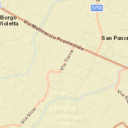 San Pancrazio Street Map