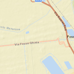 Fosso Ghiaia Street Map