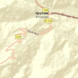 Krupanj Street Map