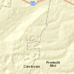 Comuna Predeşti Street Map