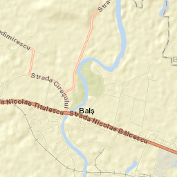Balş Street Map