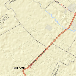 Cornetu Street Map