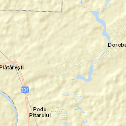 Comuna Plătăreşti Street Map