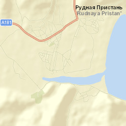 Rudnaya Pristan’ Street Map