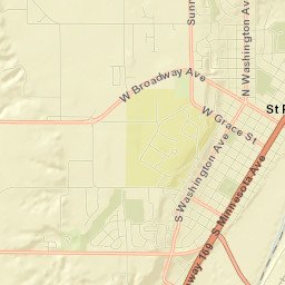Saint Peter Street Map