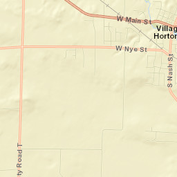 Hortonville Street Map