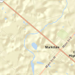 Markdale Street Map