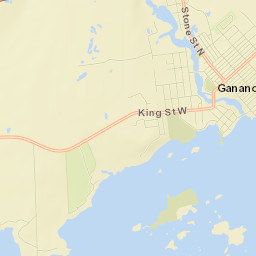 Gananoque Street Map