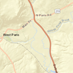 West Paris Street Map