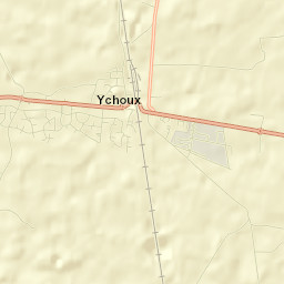Ychoux Street Map