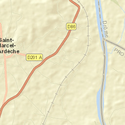 Saint-Marcel-d'Ardèche Street Map