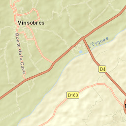 Vinsobres Street Map