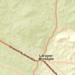Laragne-Montéglin Street Map