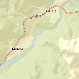 Moiola Street Map