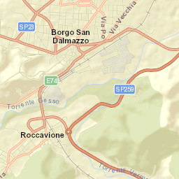 Borgo San Dalmazzo Street Map