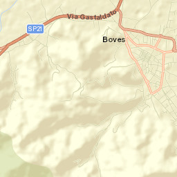 Boves Street Map