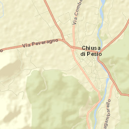 Chiusa di Pesio Street Map
