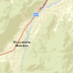 Roccaforte Mondovì Street Map