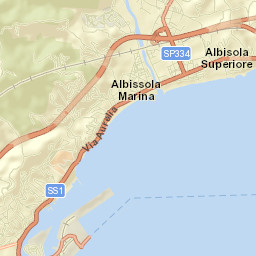 Albisola Marina Street Map