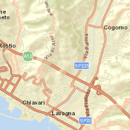 Chiavari Street Map