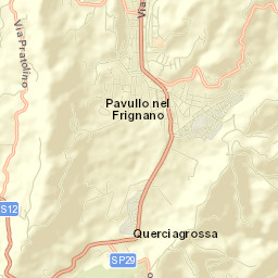 Pavullo nel Frignano Street Map