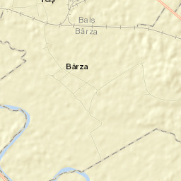 Comuna Bârza Street Map