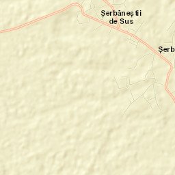 Comuna Şerbăneşti Street Map