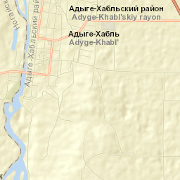 Adyge-Khabl’ Street Map