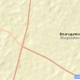 Blagodatnoye Street Map