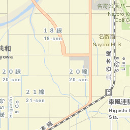 Nayoro Shi Street Map