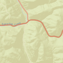 Black Hills National Forest U.S. 14 Alternate Lead SD Street Map