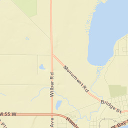 Iosco County Street Map