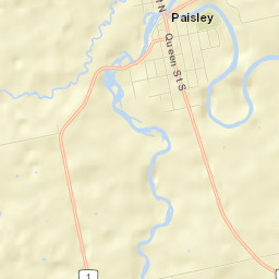 Paisley Street Map