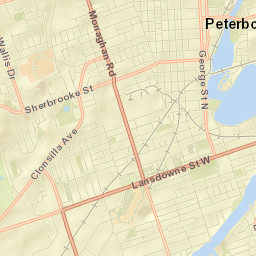 Peterborough Street Map