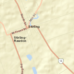 Stirling Street Map
