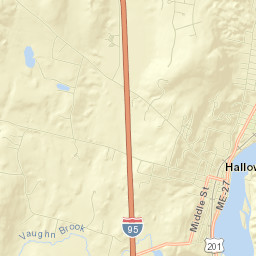 Hallowell Street Map