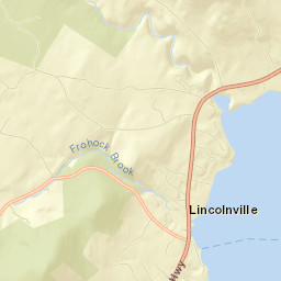 Lincolnville Street Map