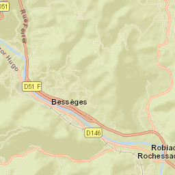 Bessèges Street Map