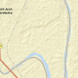 Saint-Just-d'Ardèche Street Map