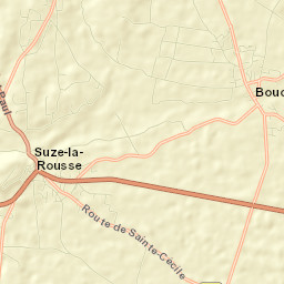 Suze-la-Rousse Street Map