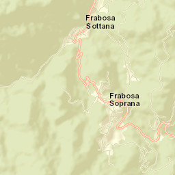 Frabosa Sottana Street Map
