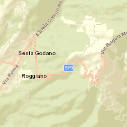 Sesta Godano Street Map
