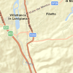 Villafranca in Lunigiana Street Map