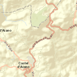 Castel d'Aiano Street Map