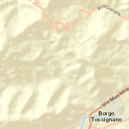 Borgo Tossignano Street Map