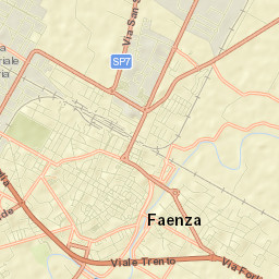 Faenza Street Map