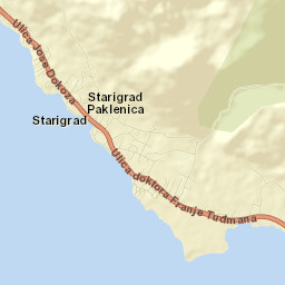 Starigrad Street Map