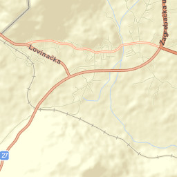 Gračac Street Map