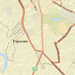 Popoveni Street Map